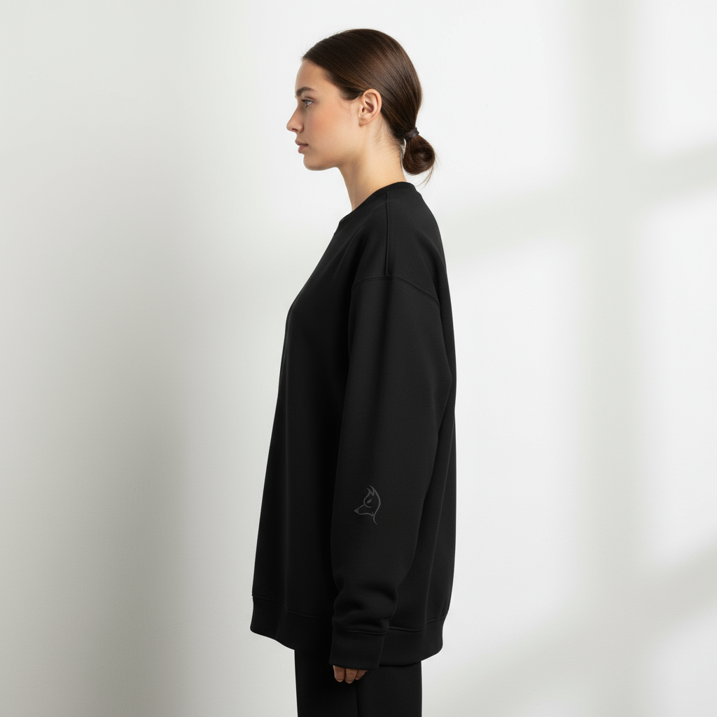 Unisex organic oversized sweatshirt